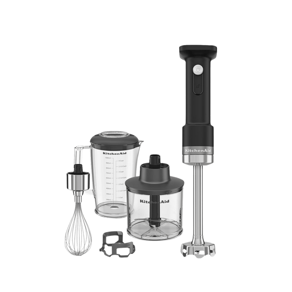 Wireless Hand Blender with Attachments without Battery 5KHBRV05BM خلاط يدوي لاسلكي مع ملحقات بدون بطارية Wireless Hand Blender with Attachments without Battery 5KHBRV05BM خلاط يدوي لاسلكي مع ملحقات بدون بطارية